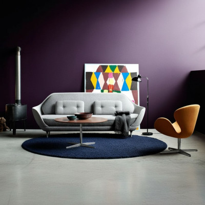 Sofa Living Landscape Relax Seating Design Couch Lounge Fabric Gray Modern Sofas New