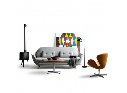 Sofa Living Landscape Relax Seating Design Couch Lounge Fabric Gray Modern Sofas New