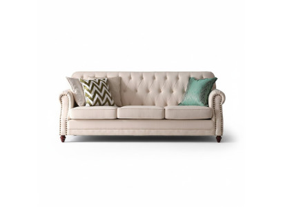 Chesterfield Sofa 3-Seater Living Area Relaxation Seating Design Couch Lounge Sofas