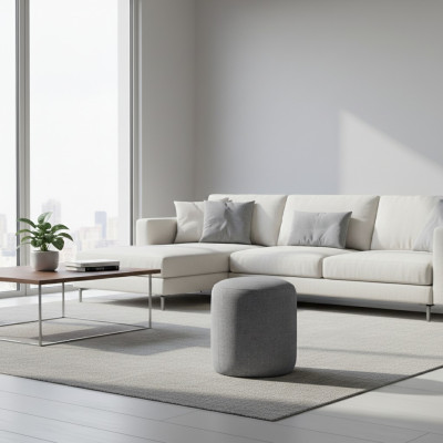 Round stool designer modern stool footstool side stool chaise lounge upholstery