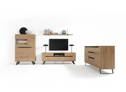 Living room furniture, low cabinet, sideboard, dresser, side low board, hotel cabinet, new