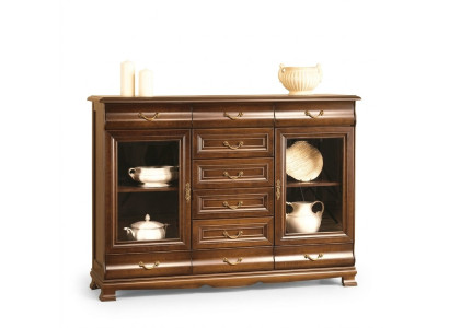 Sideboard cupboard cabinet dressers wood glass living room design furniture shelf hotel