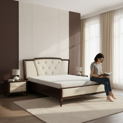 Double bed, bed, beds, design, hotel, luxury, upholstered, marital, wood, 180 x 200 cm, furniture, new