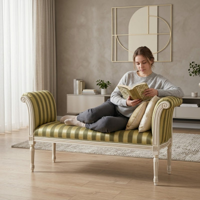 Bench stool, bench footstool, seating stool, living room designer stool, new