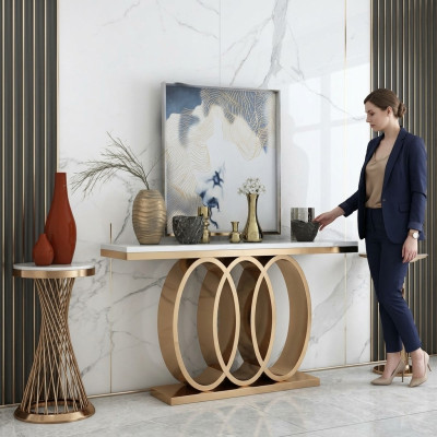 Console table, wall table, side table, console, desk console, table, wall