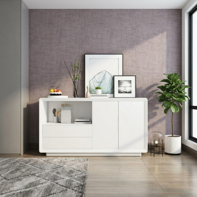 Sideboard with 2 doors and 2 drawers cabinet sideboard white sideboard