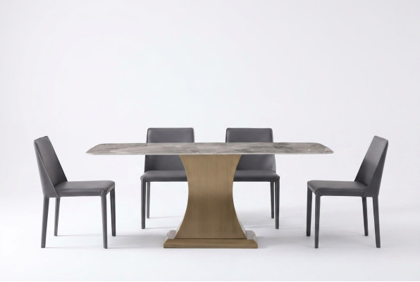 Dining Room Set Dining Table + 4 Chairs Dining Room Chair Set Suite 5-piece.