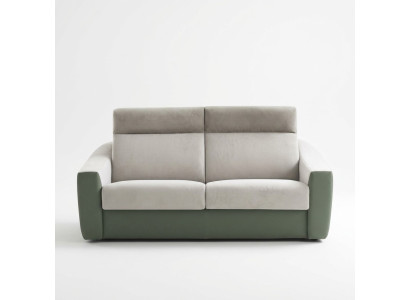 Designer sofa 2-seater fabric sofa sleeper sofa loveseater Italian furniture new