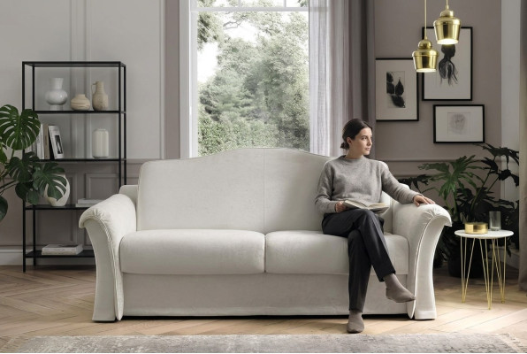 Living room sofa 3-seater gray designer furniture upholstered sofas fabric sofa 208 x 103cm