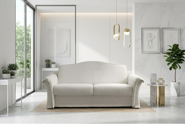 Living room sofa 3-seater gray designer furniture upholstered sofas fabric sofa 208 x 103cm