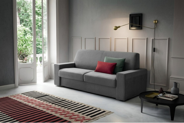 Living room textile sofa gray two-seater designer sofas upholstered sofas 2-seater new
