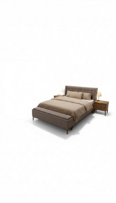 Bedroom luxury double bed design elegant modern bed new hotel