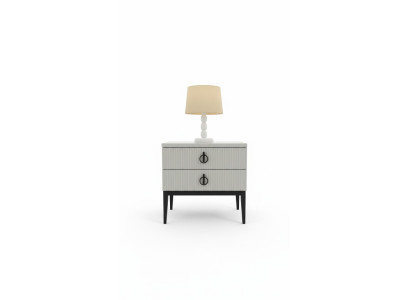Bedroom bedside table luxury 2x nightstands elegant nightstands 2x