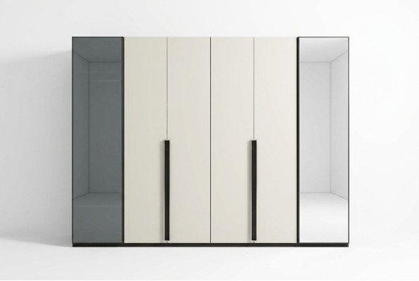 Wardrobe Designer Wardrobe with Mirror Bedroom Luxury Furniture Wood New