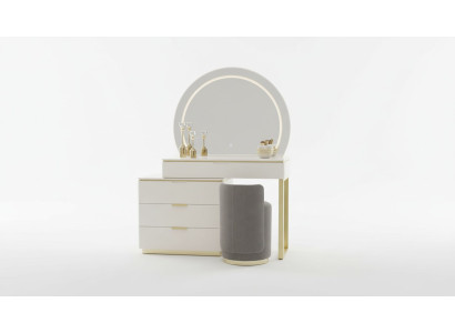 Dressing table set console mirror bedroom furniture design stool 3-piece new
