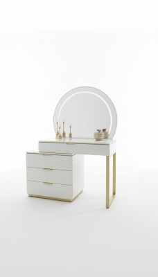 Design makeup table with mirror luxury bedroom furniture 2-piece set new