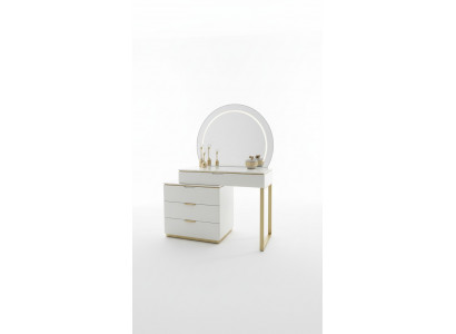 Design makeup table with mirror luxury bedroom furniture 2-piece set new