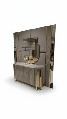 Sideboard with Mirror Modern Sideboard with Mirror Luxury Modern Design Bedroom