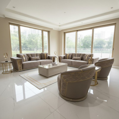 3+1 Seater Luxury Sofa Suite Complete Set Couch Sofa Modern Suite Living Room