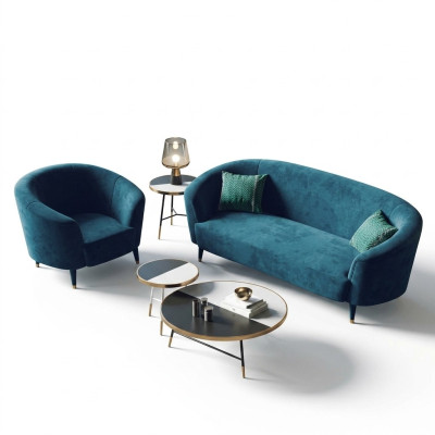 Including 3-seater fabric sofa landscape, relax seat design couch lounge sofas