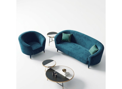 Velvet Sofa Set 3+1 Seater Living Landscape Seating Design Couch Lounge Sofas Furniture