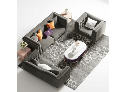 Sofa set 3+2+1 seater sofa living landscape relaxation seat design couch sofas