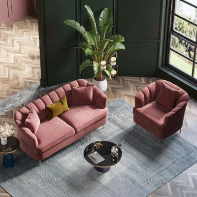 Including living area with relax seating design couch lounge sofas textile sofa 3-seater