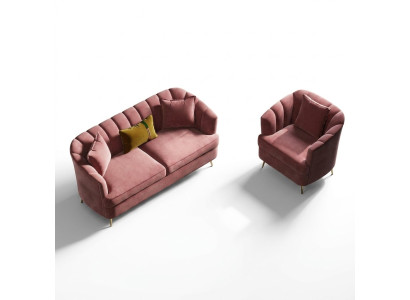 Including living area with relax seating design couch lounge sofas textile sofa 3-seater