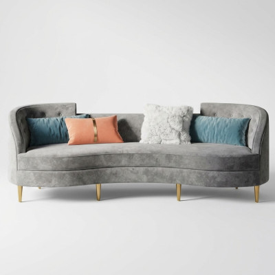 3-seater fabric sofa living landscape relax seat design couch lounge sofas textile