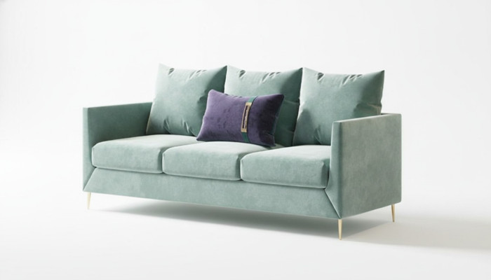 3-seater fabric sofa living landscape relax seat design couch lounge sofas velvet