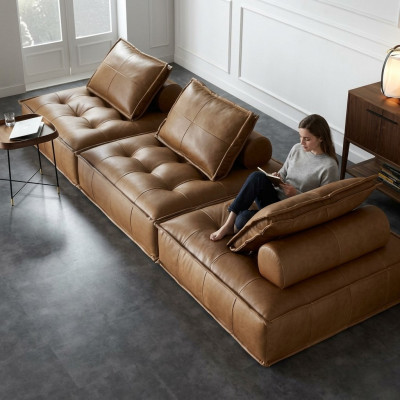 Three-seater sofa, 3-seater living landscape, couches, seating design, couch, lounge sofas.