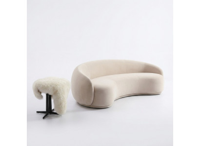 Design Couch Lounge Sofas Velvet Sofa 3 Seat Fabric Round Club Furniture Corner Set