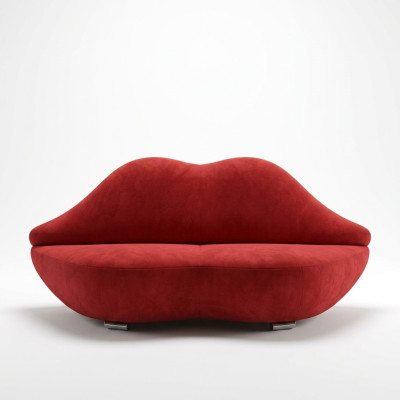 Lip Sofa 2-Seater Upholstered Velvet Modern Relax Seat Luxury Furniture Couch Furniture New