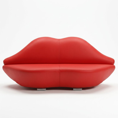 Lip Sofa 2 Seat Cushion Modern Relax Seat Luxury Furniture Sofas Couch Two-seater