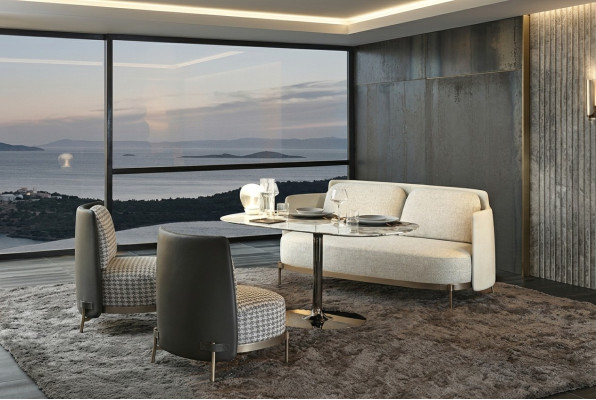 Design Furniture Modern Relax Seat Luxury Furniture Living Room Sofa 3-Seater Sofas