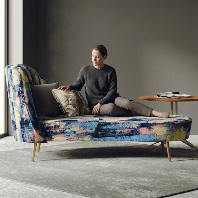 Chaise lounge upholstery textile modern relax seat luxury furniture living landscape
