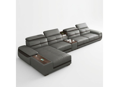 Living landscape corner unit corner sofa L-shape upholstery modern relax seating luxury furniture