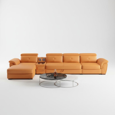 Sofa Couch Corner Sofa L-shape Upholstered Modern Seating Relax Luxury Furniture Living Landscape