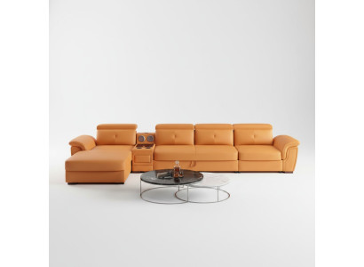 Sofa Couch Corner Sofa L-shape Upholstered Modern Seating Relax Luxury Furniture Living Landscape