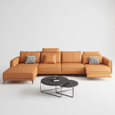 Sofa Couch Modern Relax Seat Luxury Furniture Living Landscape Corner Sofa L-shape Upholstery