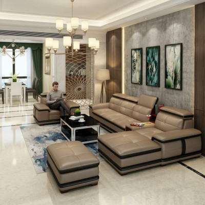Relax seating furniture living landscape luxury corner sofa L-shape upholstery modern