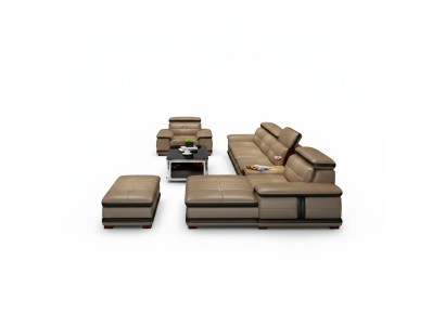 Relax seating furniture living landscape luxury corner sofa L-shape upholstery modern