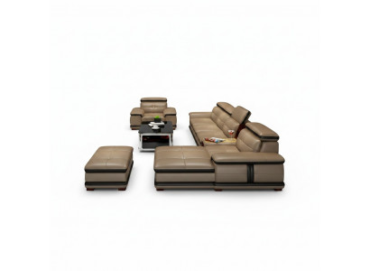 Relax seating furniture living landscape luxury corner sofa L-shape upholstery modern