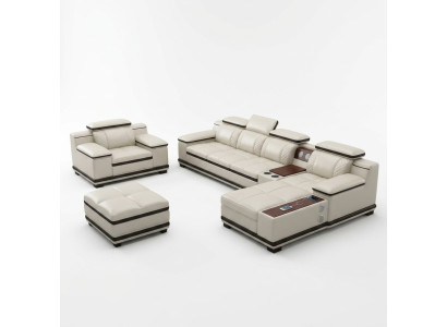 Furniture living landscape luxury corner set corner sofa upholstered sofas couch relax L shape