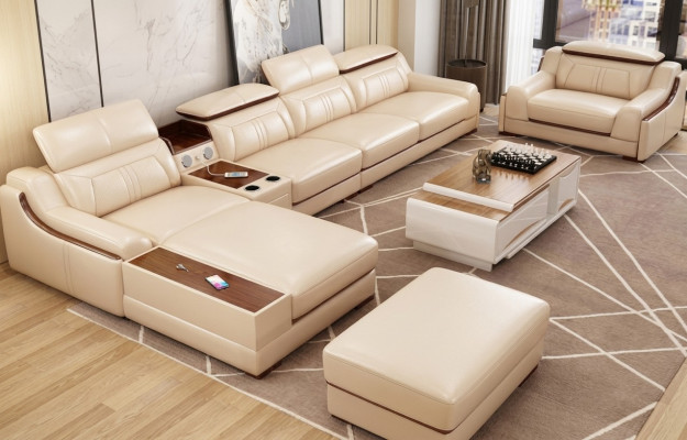 Sofa furniture living landscape luxury corner suite corner sofa L-shape upholstery modern couch
