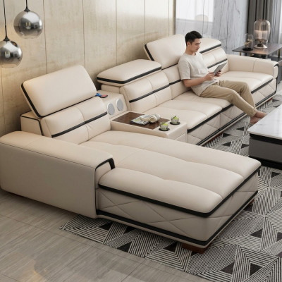 Sofa Furniture Living Landscape Luxury Corner Couch Corner Sofa L-shape Upholstery Modern Sofas New