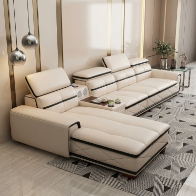 Sofa Furniture Living Landscape Luxury Corner Couch Corner Sofa L-shape Upholstery Modern Sofas New