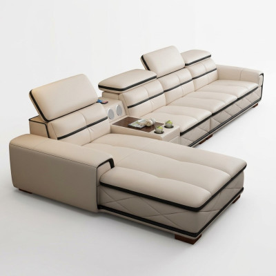 Sofa Furniture Living Landscape Luxury Corner Couch Corner Sofa L-shape Upholstery Modern Sofas New