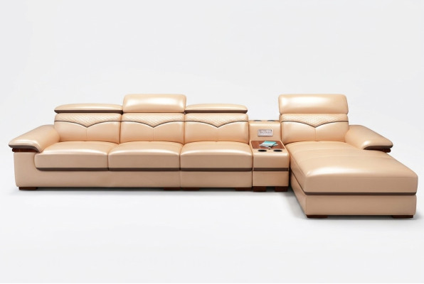 L-shaped sectional sofa upholstered modern relaxation seating furniture living landscape luxury corner suite