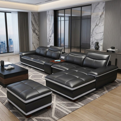 Sectionals seating furniture living landscape luxury corner sofa L-shape upholstery modern relax